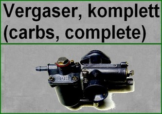 SUM Vergaser komplett